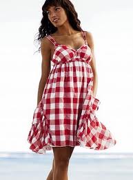 Red Gingham Dress