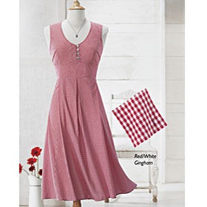 Red Gingham Dress