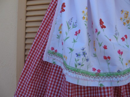 springing from the hem