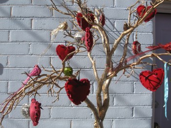 Valentines Day puffy hearts