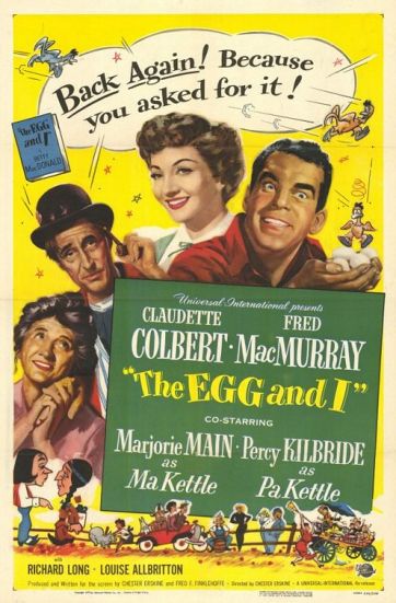 The Egg and I, Claudette Colbert and Fred MacMurray